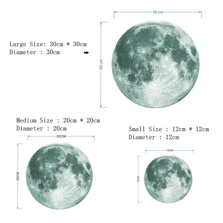 Leuchtender Mond Wandaufkleber