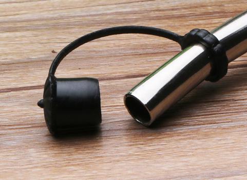 Frendorf | Edelstahl Wein Olivenöl Schnapsflaschen Ausgießer mit Gummi Staubkappen