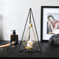 Frendorf | GeoLume Geometrischer Hängender Kerzenhalter oder Vase aus Eisen | Modernes Design | Vielseitige Deko