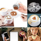Frendorf | Kunststoff Latte Art Schablone, Luxus Kaffee Druckmodell