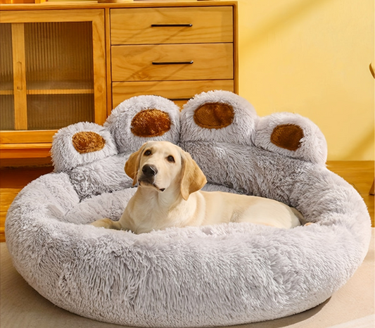 Frendorf | Waschbares Haustierbett CozyPaw mit pfotenförmigem Design
