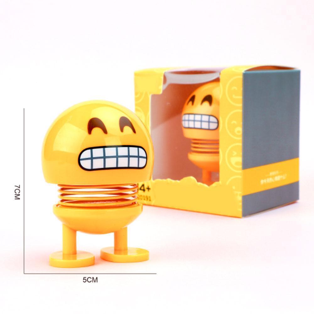 Frendorf | Auto Wackelkopf Emoji Puppe Spielzeug