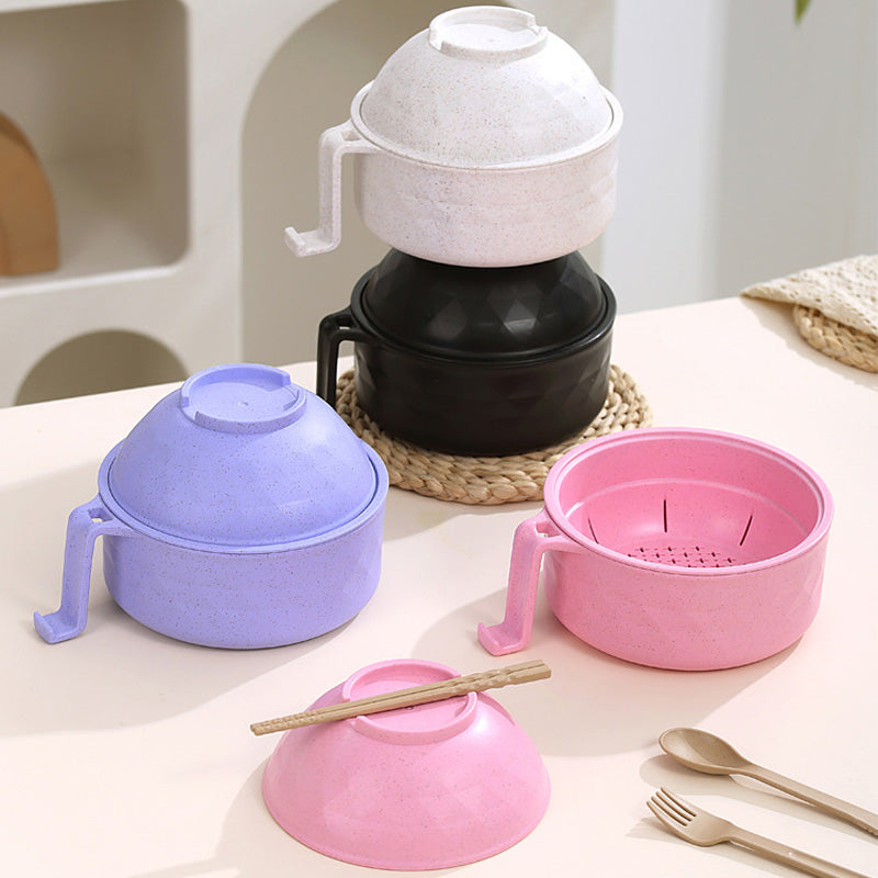 Frendorf | 1200ml Mikrowelle Ramen Schalen mit Sieb