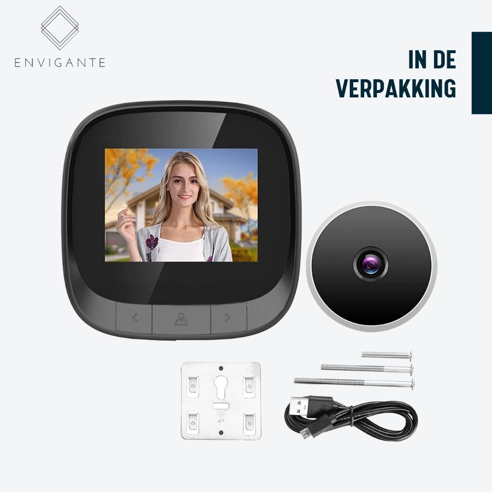 DoorCam - Envigante Türspion Video-Türklingel Sicherheitskamera