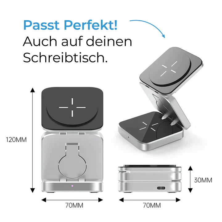 Frendorf | Infinite Power - 3 in 1 kabelloses Ladegerät