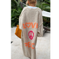 Frendorf | Stylische peace strickjacke