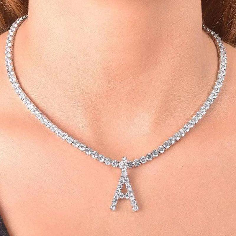 Frendorf | Alphabet Strass Halskette