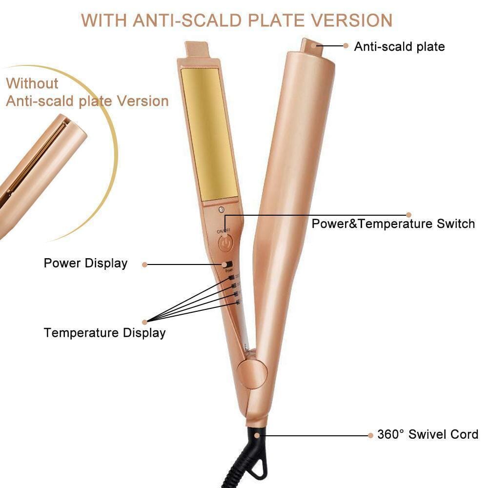 Frendorf | 2-in-1 Haarglätter Spiralwellenlockenstab