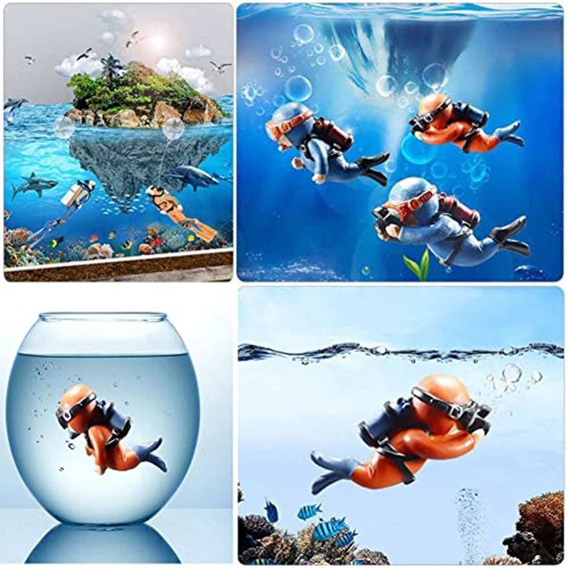 Frendorf | Schwimmender Taucher - Aquarium Ornament