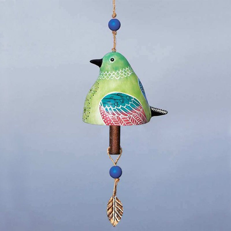 Frendorf | Keramische Vogel Windspiel Liedglocke Garten Hof Hausdekoration