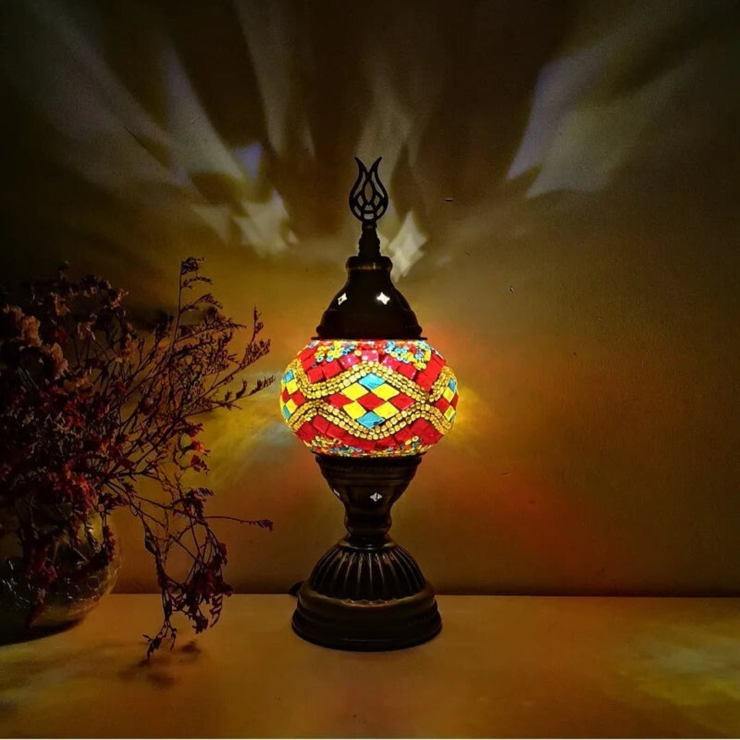 Frendorf | Mosaik Bunte Muster Tischlampe