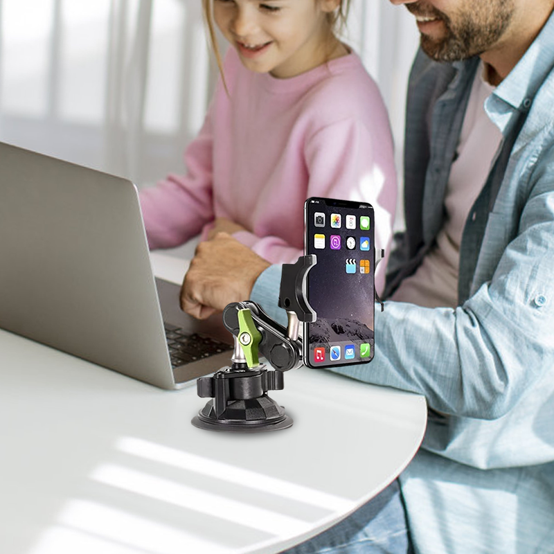 Frendorf | Auto Saugnapf Handyhalter mit universellem Kugelkopfarm