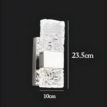 Frendorf | GlaciaLuxe LED Wandleuchte | Kristalldesign | Elegante Beleuchtung | Modern & Luxuriös