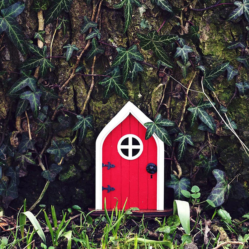 Frendorf | FairyHaven Mini-Elfentür | Märchenhafte Dekoration | Fantasievolle Szenen für Zuhause