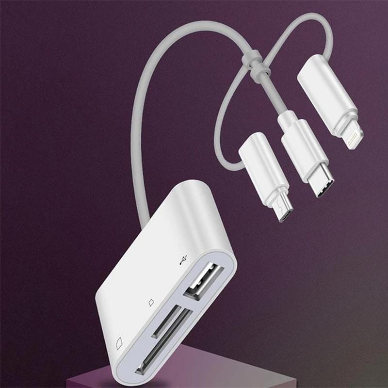 Frendorf | 3-in-1 SD TF USB-Kartenleser OTG-Adapter