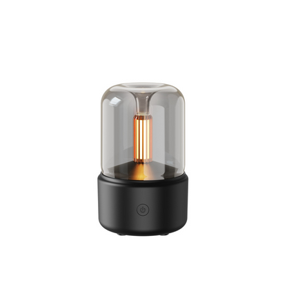 Frendorf | VentiMist Retro Luftbefeuchter mit Nachtlicht | Leise & Effizient | Feuchtigkeit für Zuhause & Büro | LED-Stimmungslicht