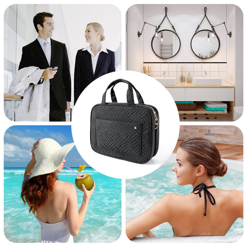 Frendorf | Perfekt für Reisen - Kulturtasche für Damen mit Aufhängehaken