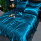 Frendorf | Luxe Uni-Satin-Bettbezug - SilkSerenity