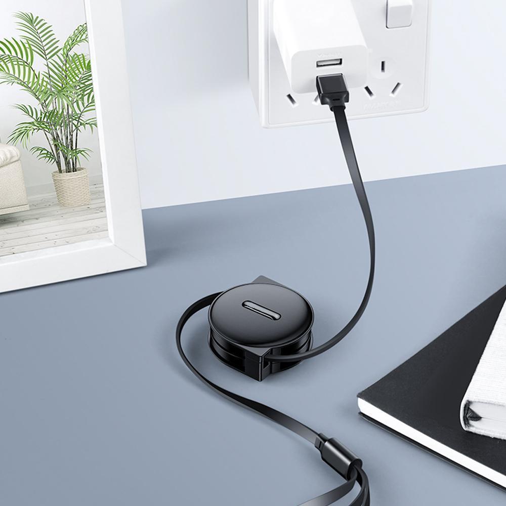 Frendorf | 3-1 Verlängerbares Ladekabel für IOS, Micro und Type-c