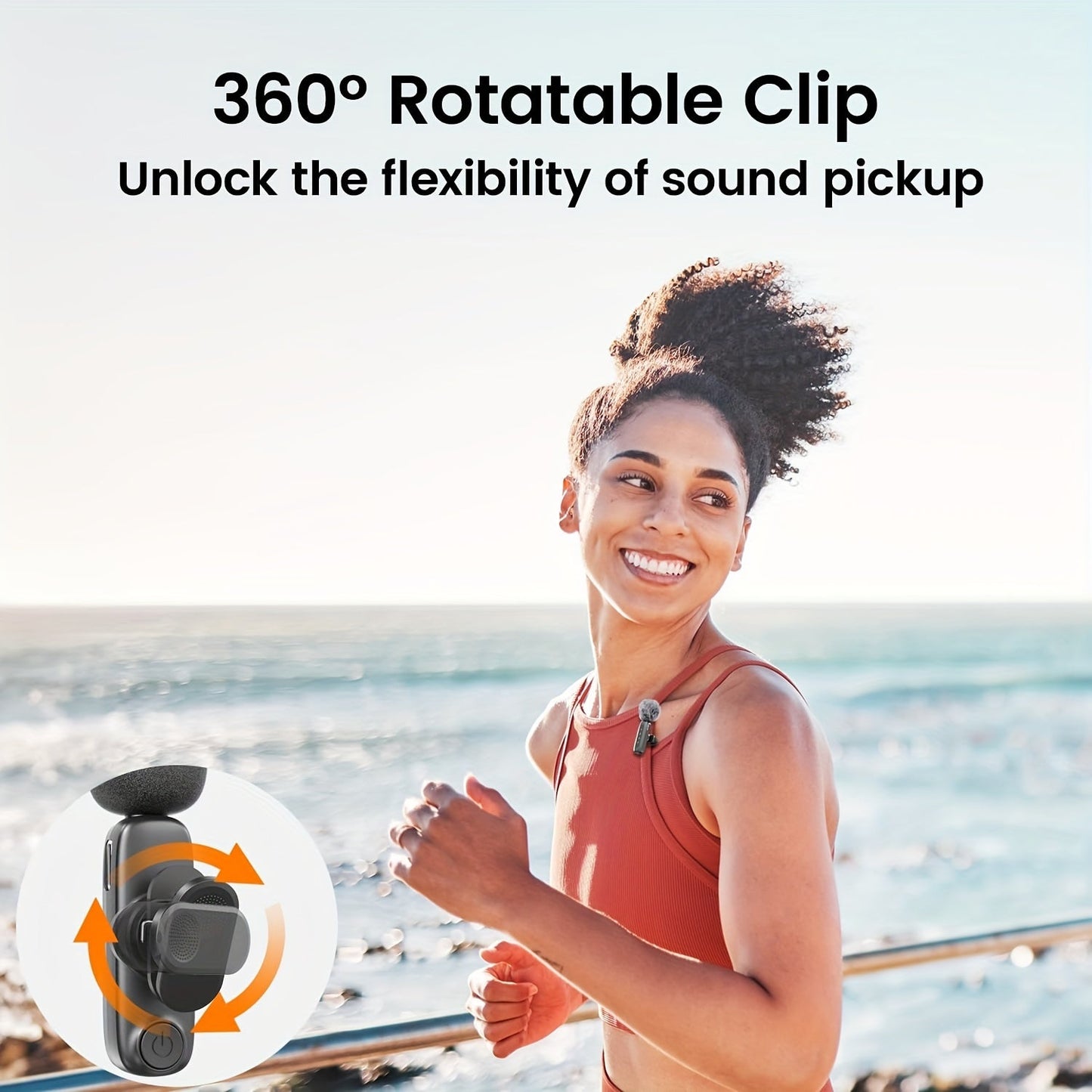 Frendorf | SoundClip Wireless Lavalier Mikrofon - Für Smartphones und Tablets