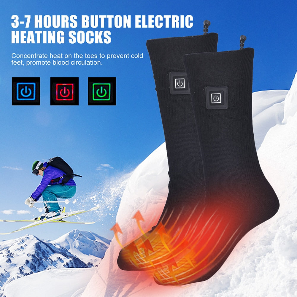 Frendorf | #1 Beheizte Socken Baumwolle Elektrisch Thermisch Warmhalter Winter Batteriewärmende Socken
