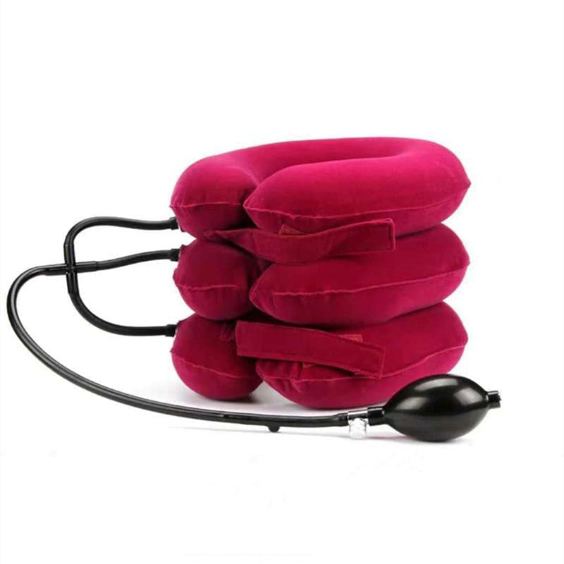 Frendorf | Aufblasbares Tragbares Reisekissen für den Hals, mit 360° Kopf- und Kinnstütze, für Reisen, Nickerchen & mehr