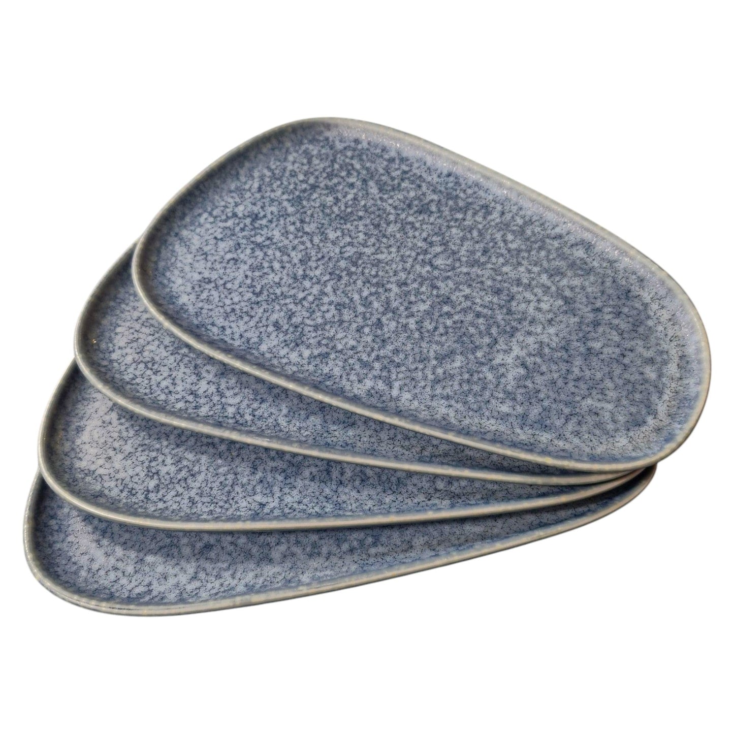 Frendorf | Blaue 10" Yayu unregelmäßige Porzellanplatte Blau