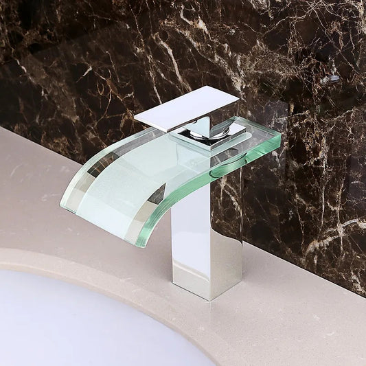 Frendorf | StreamFlow - Eleganter Wasserhahn mit Wasserfall für luxuriöse Badezimmer