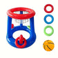 Frendorf | Aufblasbares Pool-Basketball-Set – Hoop, Ball und Ringe inklusive