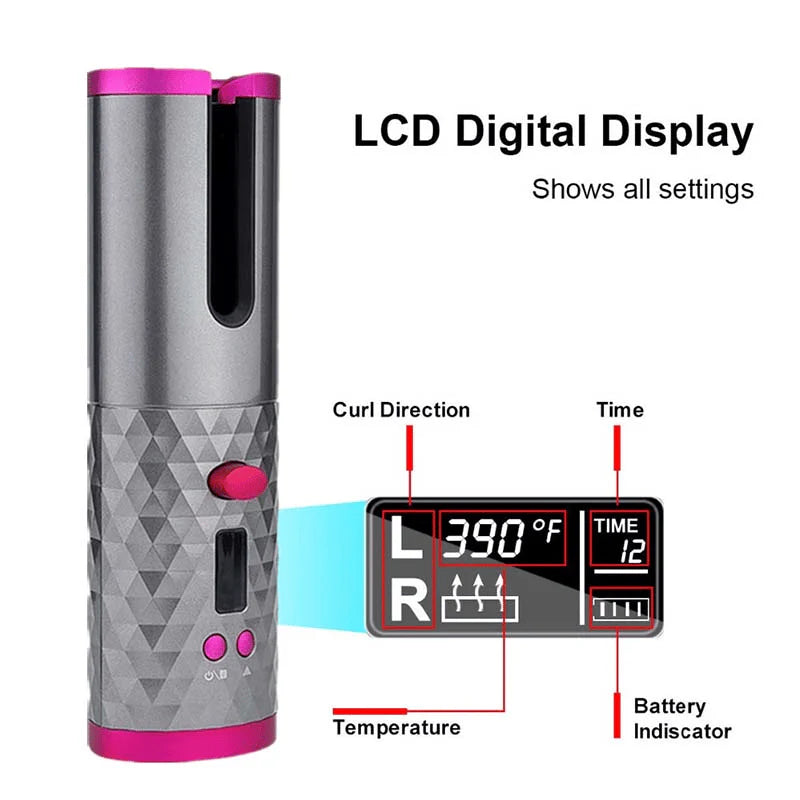 Frendorf | Automatisch rotierender Keramik-Lockenstab