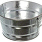 Frendorf | American Metalcraft MTUB69 Natur galvanisierter Stahl ovales Bad mit seitlichem Griff 8-5/8" L X 5-1/2" B X 2-1/2" H 32-Unzen, Silber