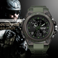 Frendorf | Sportliche Dual-Display Mode Multifunktionale wasserdichte leuchtende Herrenarmbanduhr