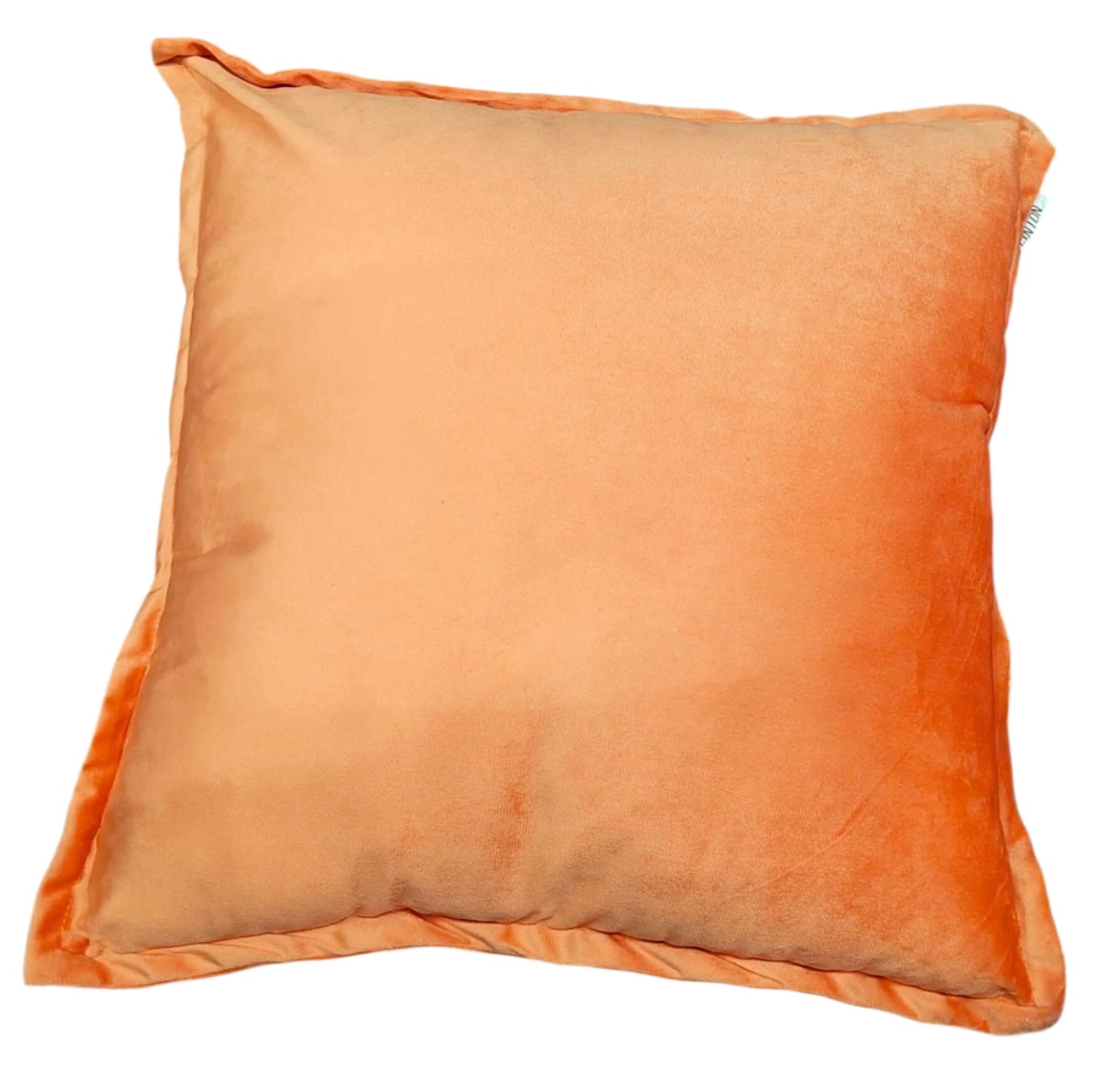 Frendorf | Zerknittertes Samt Kissen 45x45cm - Luxuriöses Dekoratives Kissen für Lebhafte Wohnakzente