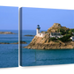 Frendorf | L'ile Louet Leuchtturm und Schloss von Taurus Wandkunst
