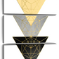 Frendorf | Gelb und Schwarz Geo I Wandkunst