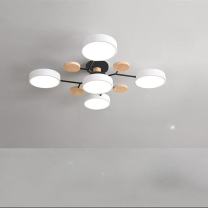 Frendorf | LumiStyle LED Deckenleuchte | Modernes Design | Dimmbare Beleuchtung für Wohnzimmer & Schlafzimmer