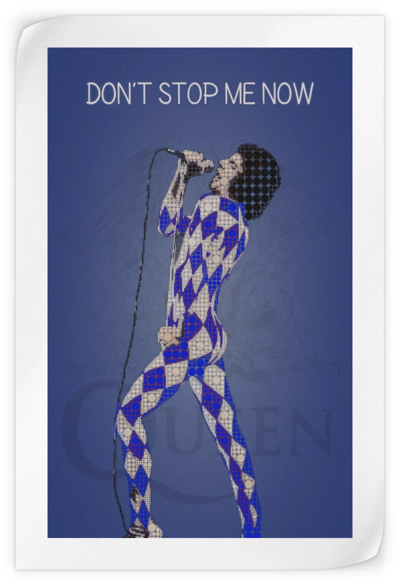 Frendorf | Don’t Stop Me Now Wandkunst