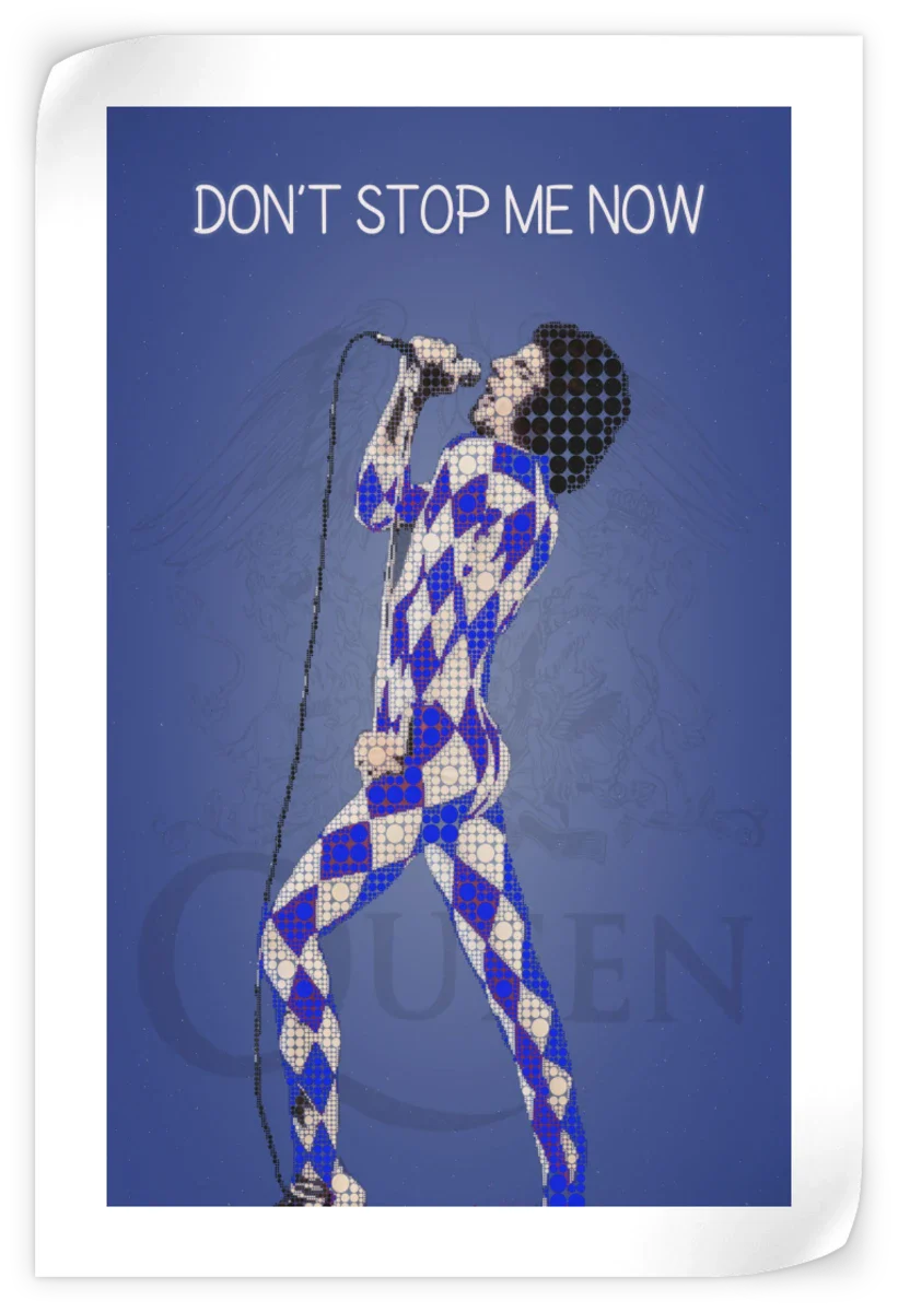 Frendorf | Don’t Stop Me Now Wandkunst