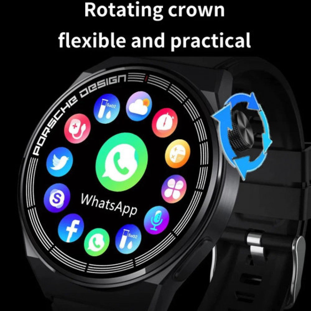 Frendorf | GT8 Sports Smartwatch – Bluetooth Fitness Tracker für Männer & Frauen, kompatibel mit Android & iOS