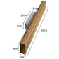 Frendorf | WoodCrack Moderne Holz-Wandleuchte | LED Wandlampe | Stilvolle Wohnraumbeleuchtung | Dekorative Beleuchtung