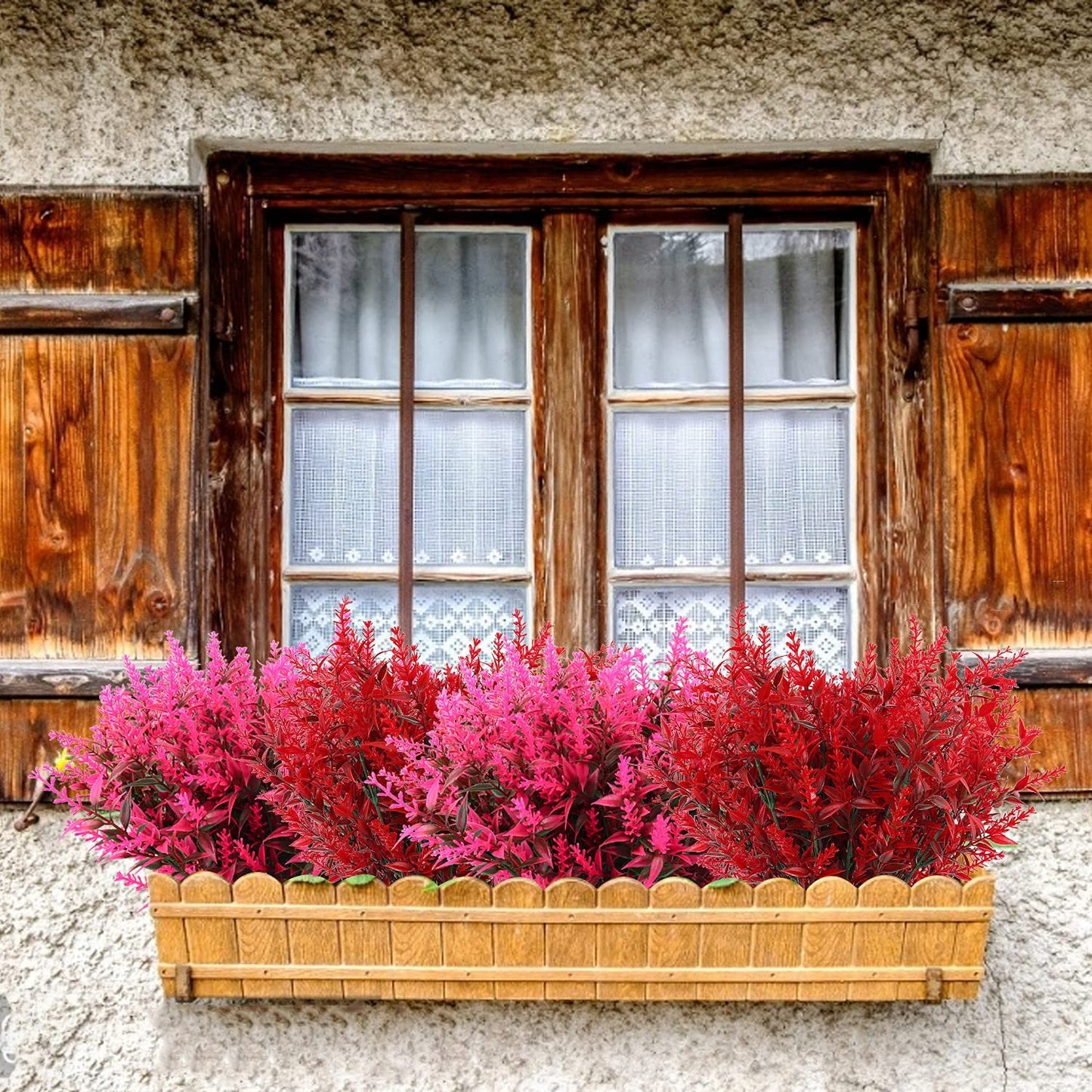 Frendorf | 8 Bündel Künstliche Lavendel Kunststoff Blumen Dekorationen