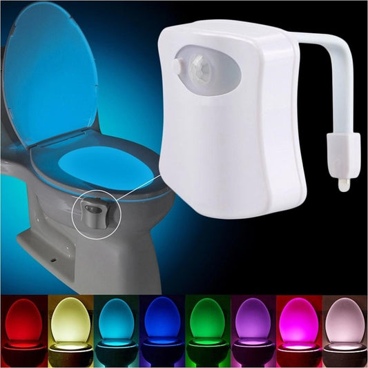 Frendorf | 8-Farb LED Sensor Bewegungsaktivierte Badezimmer Toilette Licht