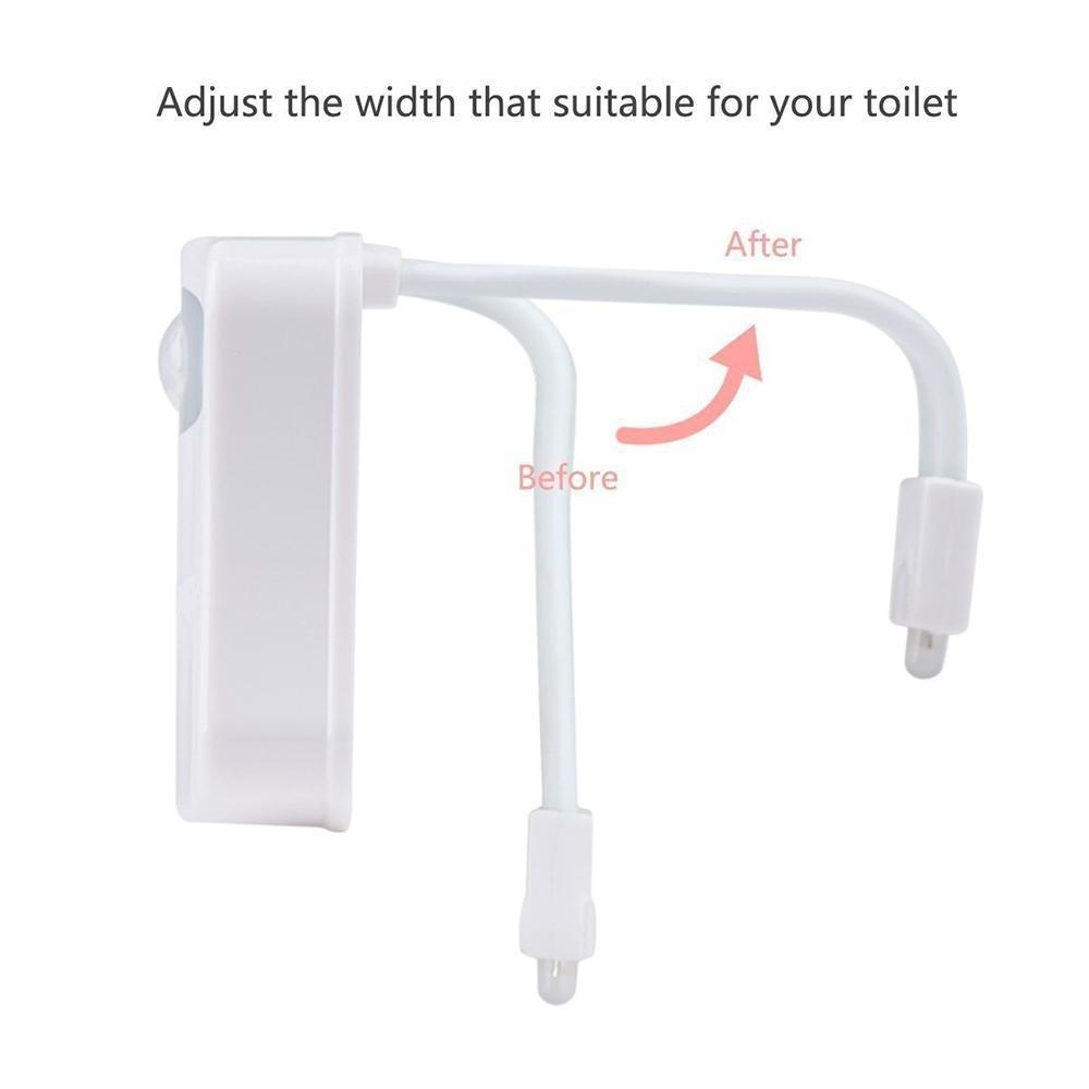 Frendorf | 8-Farb LED Sensor Bewegungsaktivierte Badezimmer Toilette Licht