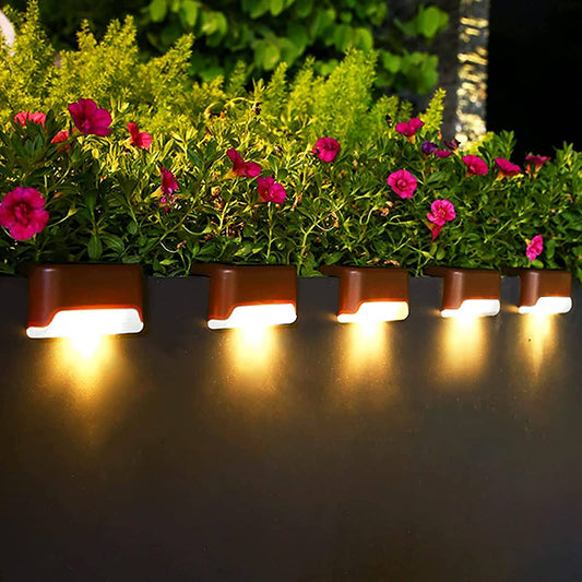 Frendorf | 8-Pack: Solar LED Deck- und Treppenlichter