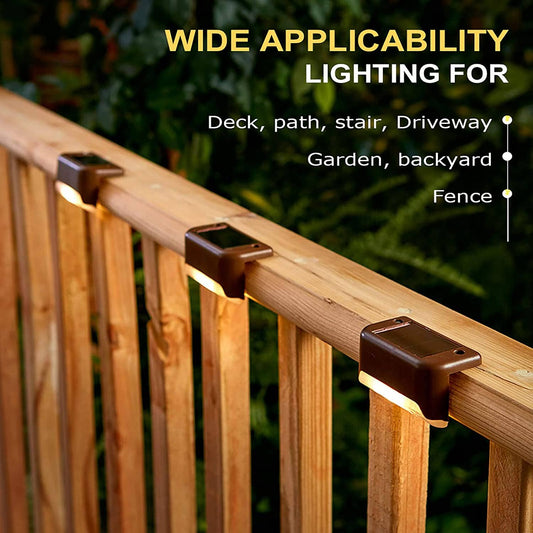 Frendorf | 8-Pack: Solar LED Deck- und Treppenlichter