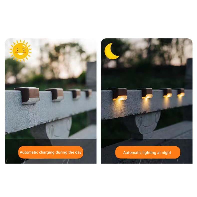 Frendorf | 8-Pack: Solar LED Deck- und Treppenlichter