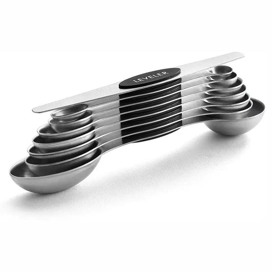 Frendorf | 8-teilig: Edelstahl Magnetische Messlöffel Set