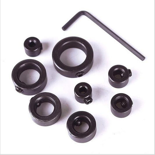 Frendorf | 8-Teiliges Set: Holzarbeit Bohrer Tiefe Stopp Ringe Positionierer