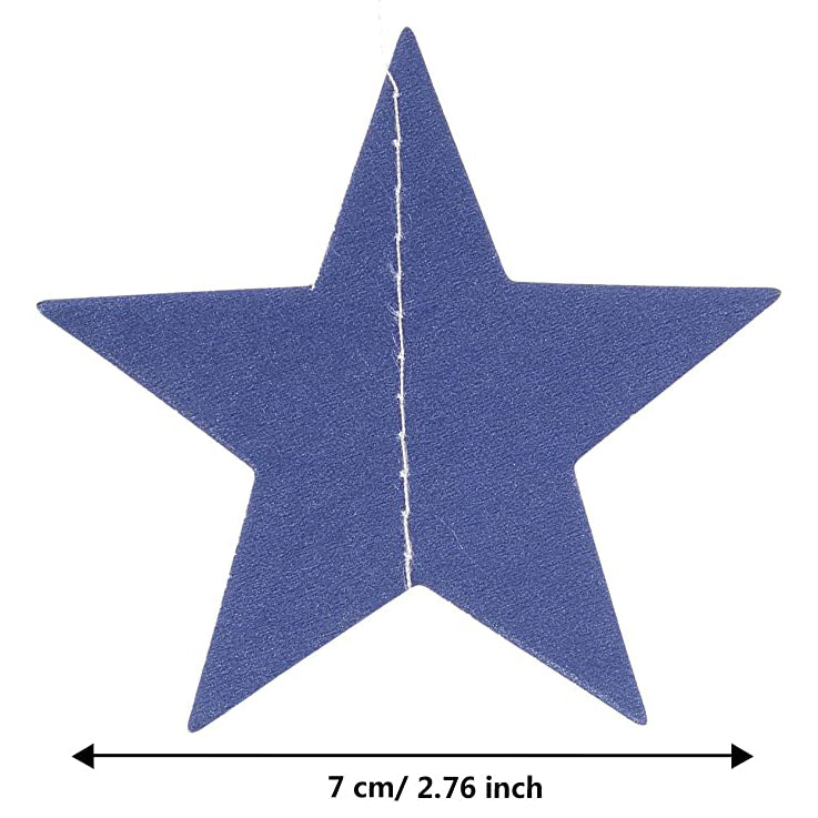 Frendorf | 8 Stränge patriotische Stern Streamer Banner Girlande