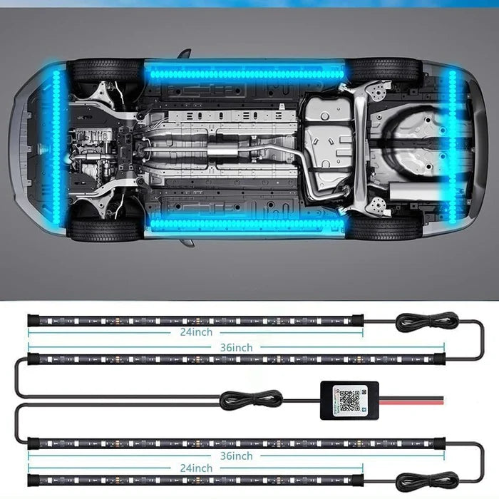 Frendorf | Flexible, wasserdichte RGB-LED-Streifenleuchten für das Fahrgestell